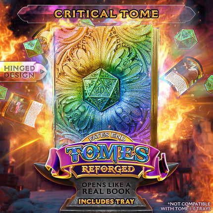 D20 Crit Reforged Tome: TTRPG, MTG, Pokemon, D&D Gaming!