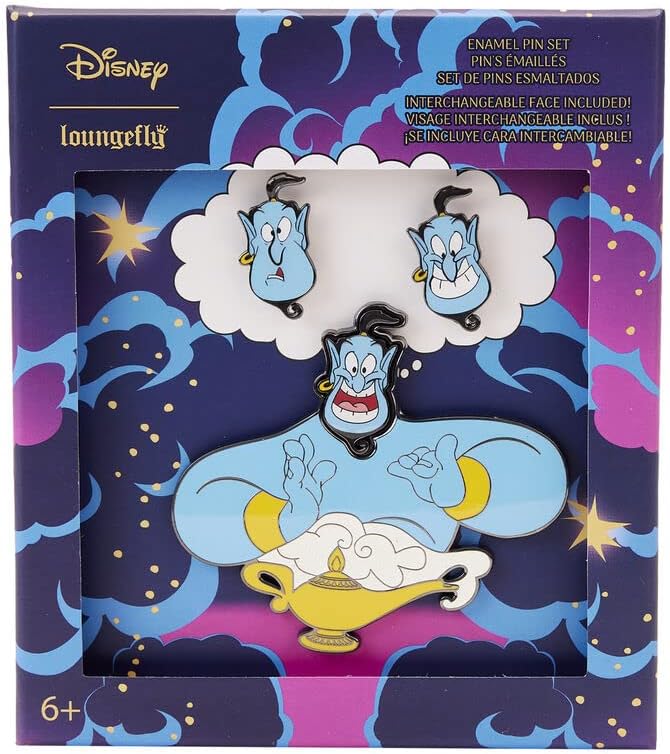 Disney Aladdin Genie Mixed Emotions - Pin Set