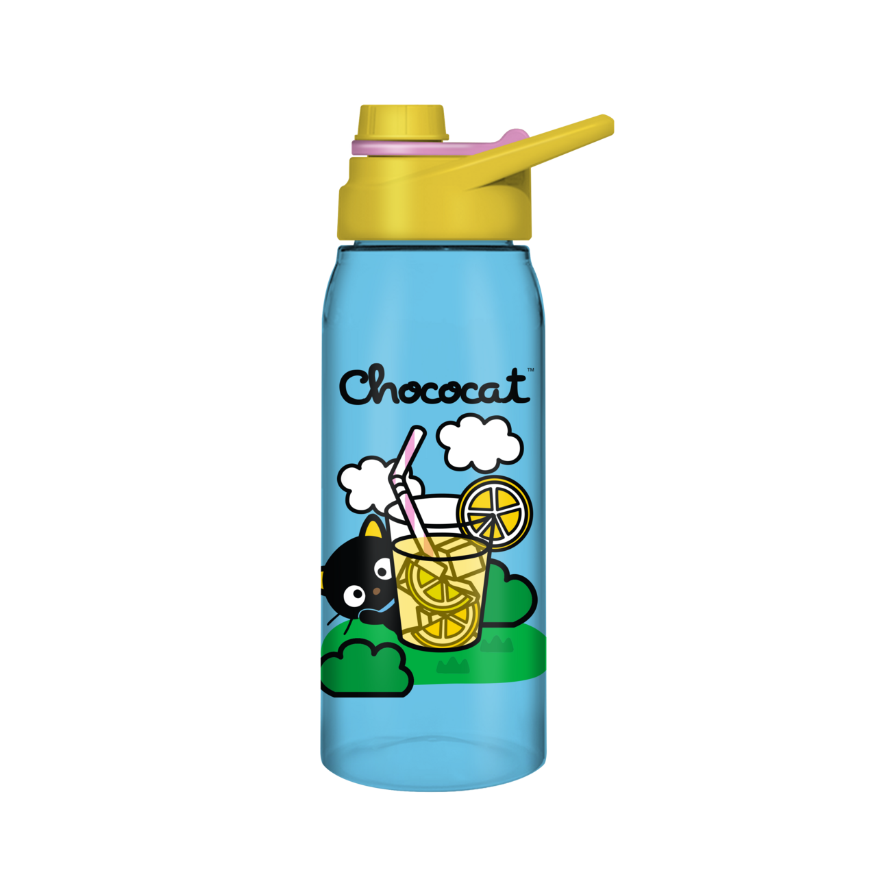 Sanrio Chococat Lemonade 28oz Water Bottle w Screw Lid