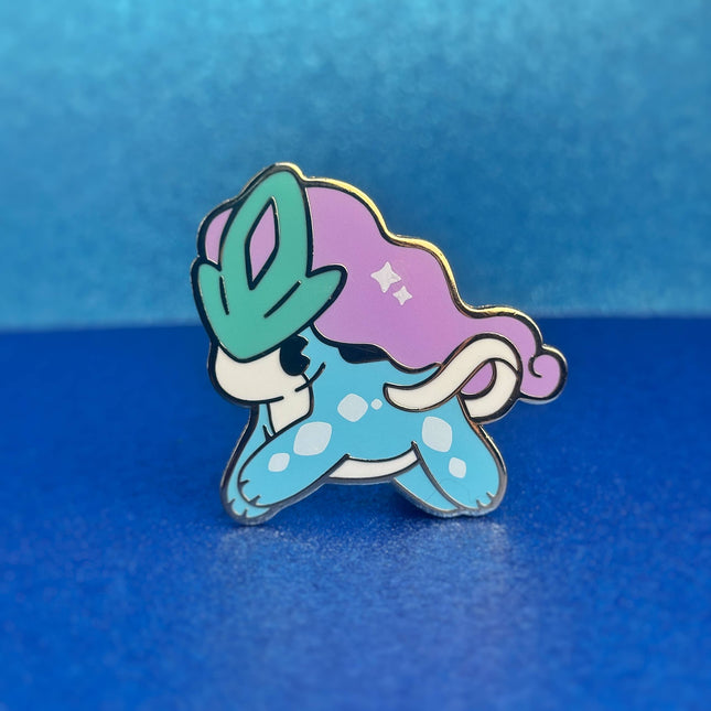 Suicune Pokemon Enamel Pin