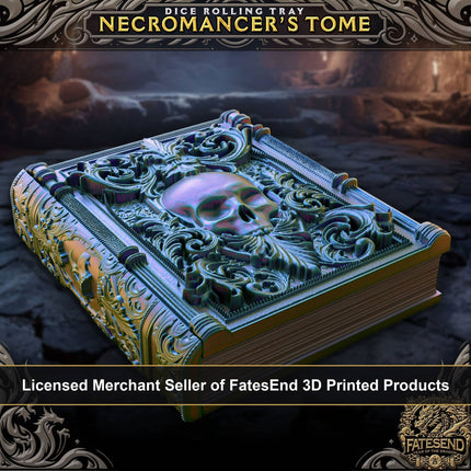 Necromancer Storage Tome for TTRPG, MTG, Pokemon, D&D Gaming