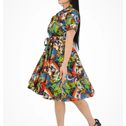Hollywood Monsters Horror Circle Dress