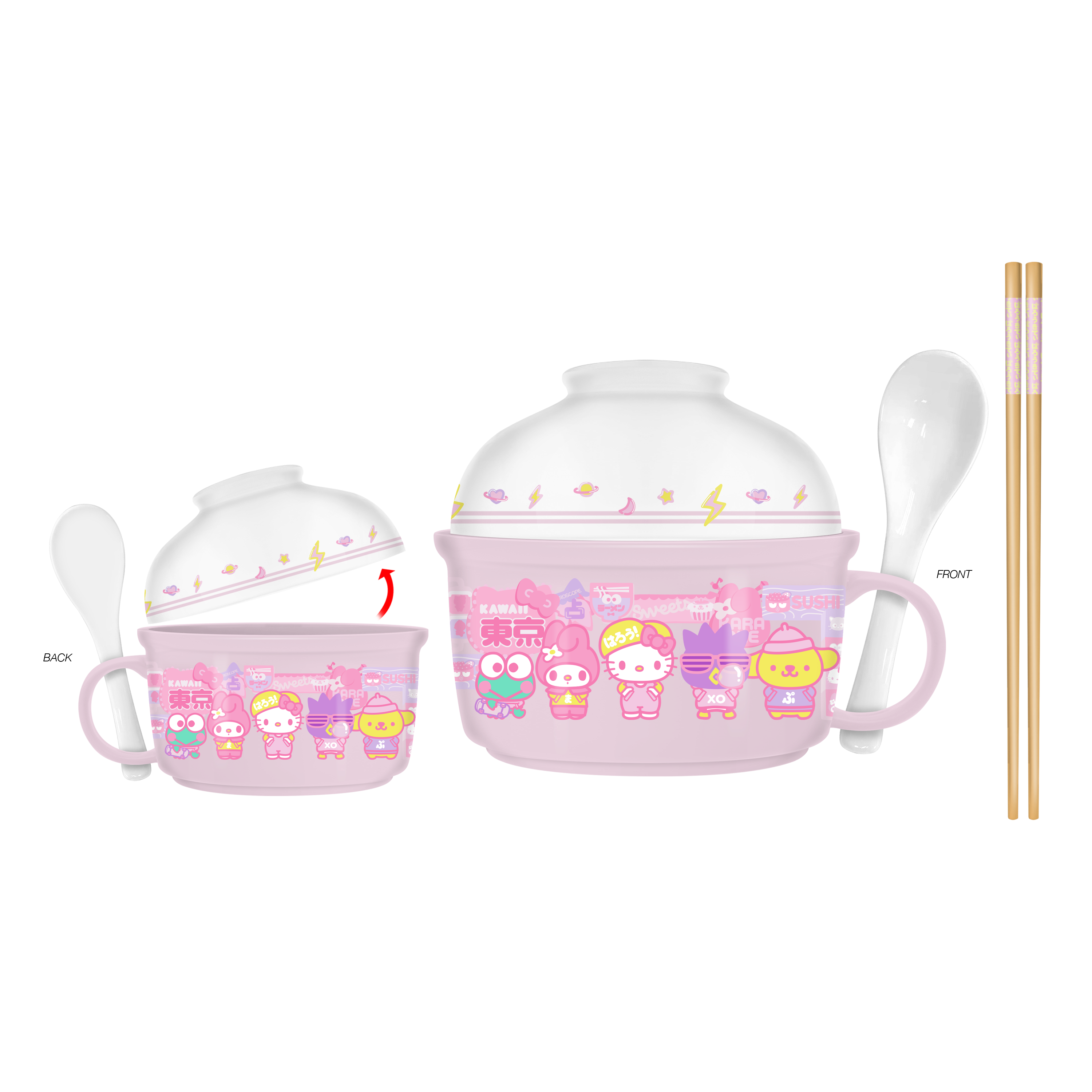 Hello Kitty 22oz Soup Mug & 13oz Bowl