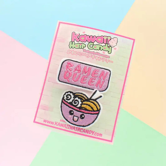 Kawaii Ramen Queen Hair Clip Set