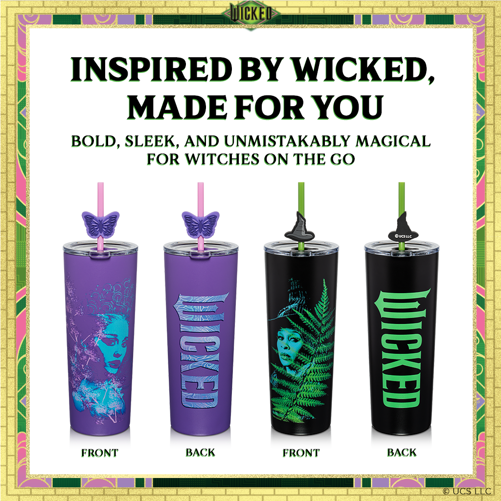Wicked For Good Tumbler - 24 oz Set of 2 6