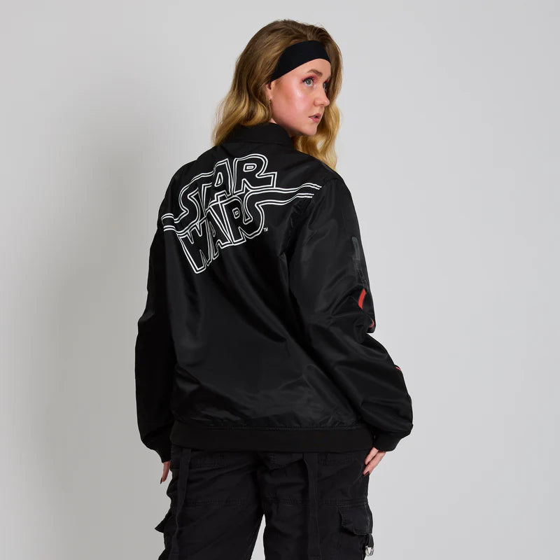 Star Wars Glow Light Saber Bomber Jacket 3
