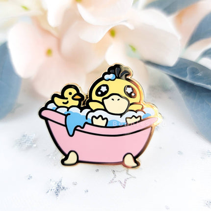 Scrub-a-Psyduck Enamel Pin
