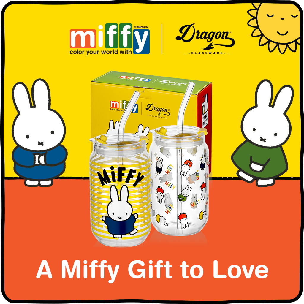 Miffy Iconic Drinking Glasses - 16 oz 7
