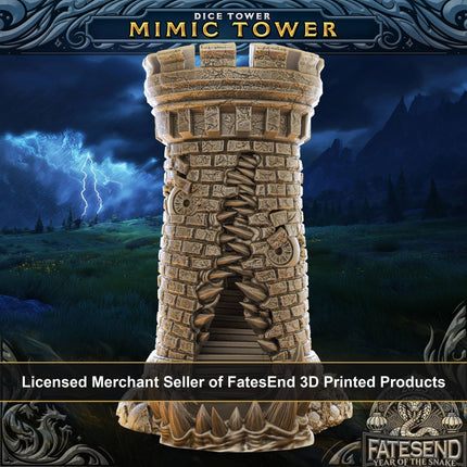 Mimic Dice Tower | TTRPG, D&D, Pathfinder, CoC
