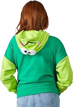 Keroppi Juniors Cosplay Zip-up Hoodie