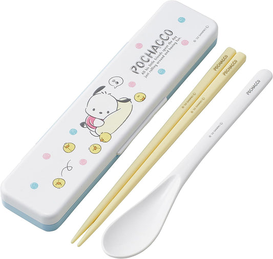 Pochaco Chopsticks and Spoon with Case