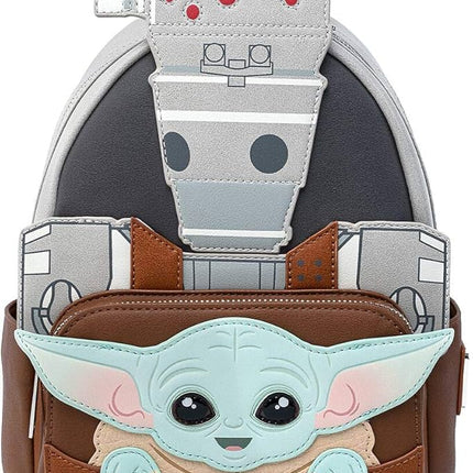 Star Wars The Mandalorian - The Child and IG88 Mini Cosplay Backpack, Fall Convention Exc