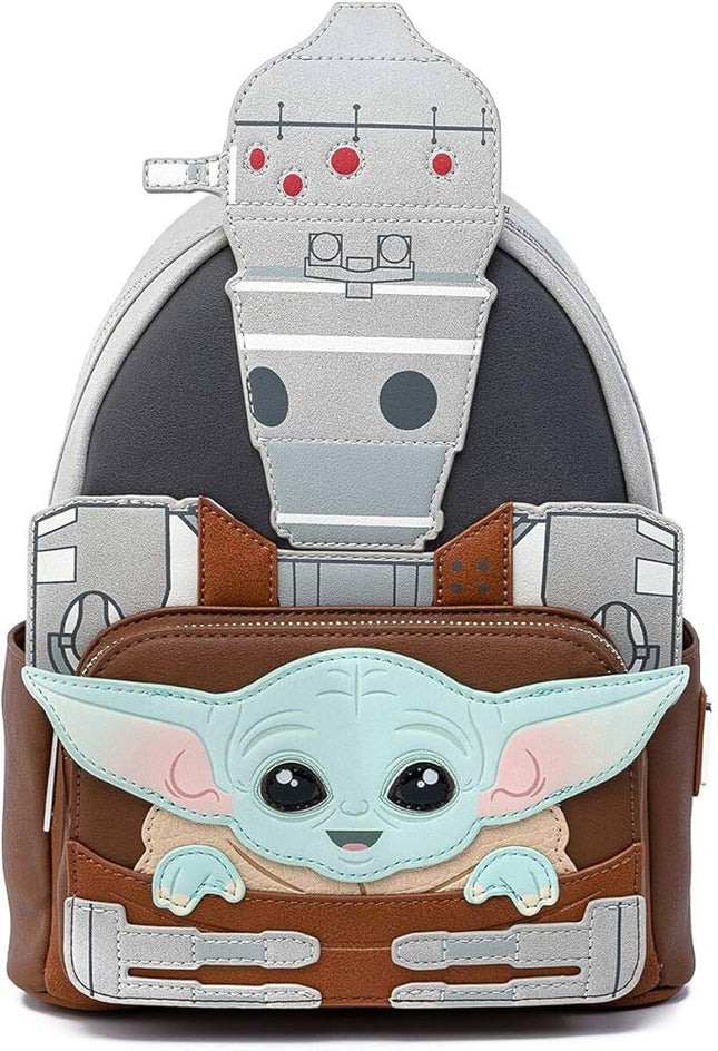 Star Wars The Mandalorian - The Child and IG88 Mini Cosplay Backpack, Fall Convention Exc