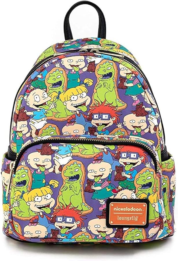 Rugrats Wallet Reptar Bar All Over Print Mini Backpack & Wallet