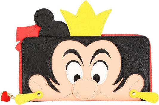 Alice in Wonderland Queen of Hearts Cosplay Zip-Around Wallet