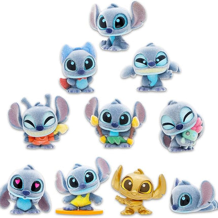 Stitch Doorables Collection Peek Set - Bundle with 2024 SDCC Exclusive 8 Doorables Mini Figures Plus Stickers, More | Disney Stitch Mini Figures Comic Con Collectible Set