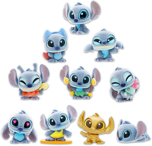 Stitch Doorables Collection Peek Set - Bundle with 2024 SDCC Exclusive 8 Doorables Mini Figures Plus Stickers, More | Disney Stitch Mini Figures Comic Con Collectible Set