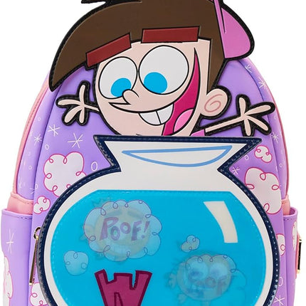 Fairly Odd Parents Lenticular Timmy Turner with Fishbowl Cosmo and Wanda Mini-Backpack