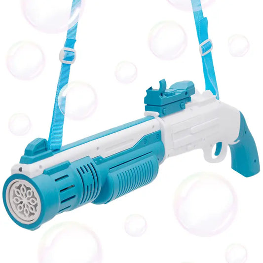 Led Music Playing 8 Hole Electric Bubble Maker Shotgun