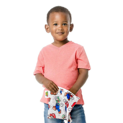 Reusable Snack Bag, Large: Super Mario™ & Luigi
