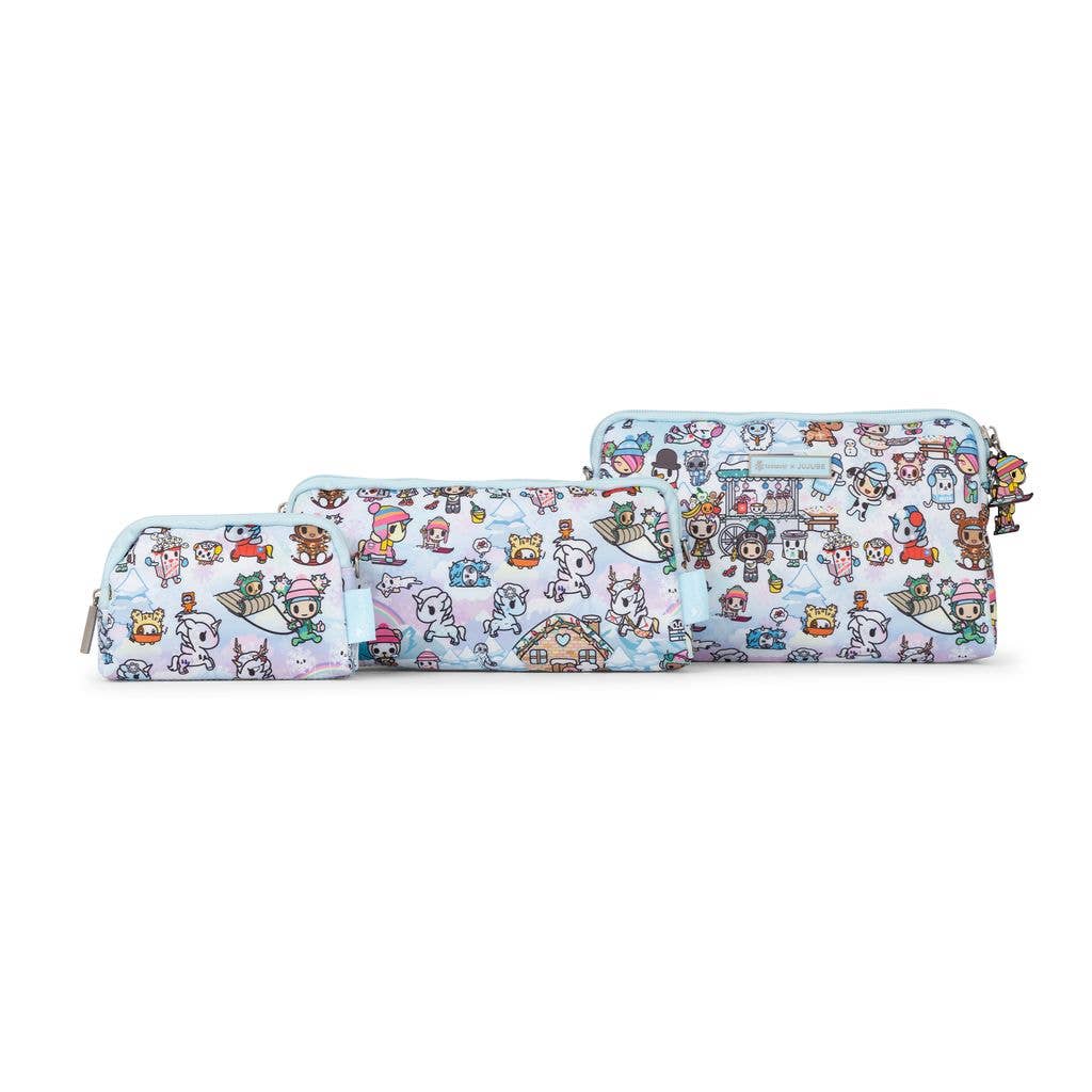 Be Set toki Snow Day 3-Piece Pouch Set