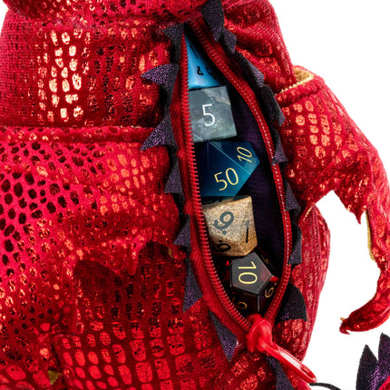 Dragon Plush Dice Bag: Red
