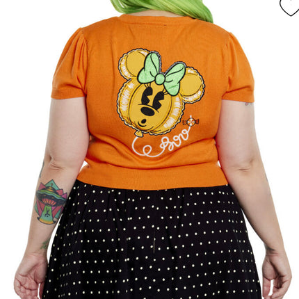 Stitch Shoppe Minnie Mouse Pumpkin Balloon Domonique Cardigan