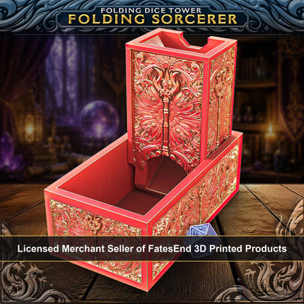 Folding Sorcerer Tower & Storage | TTRPG, D&D, Daggerheart