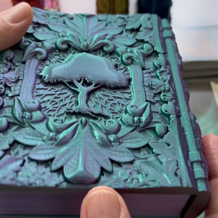 Nature Magic Storage Tome for TTRPG MTG, Pokemon, D&D Gaming