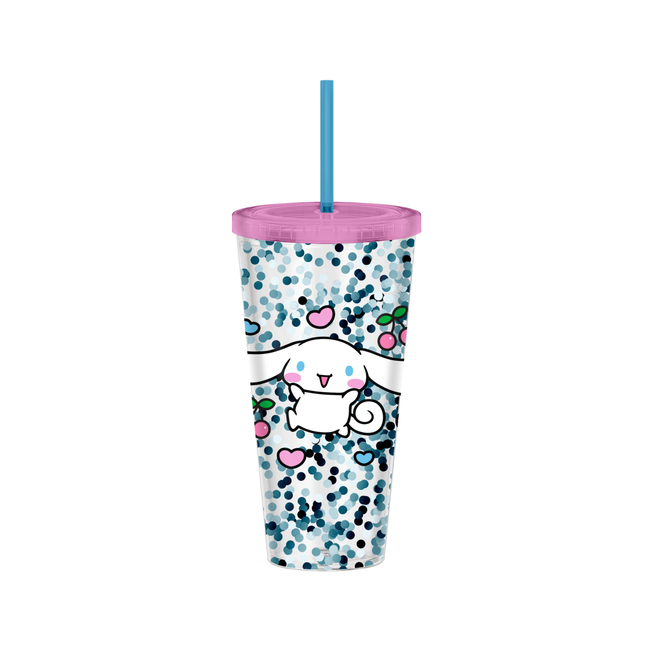 CINNAMOROLL CHERRY HEARTS  32oz Confetti Cold Cup