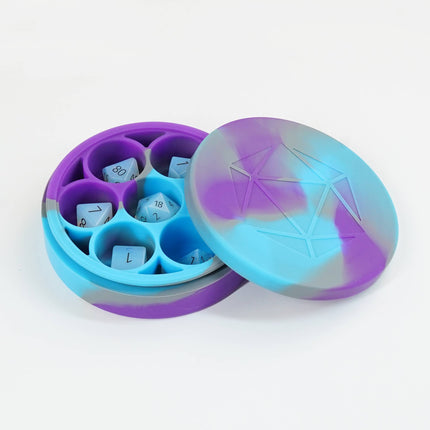 UNIQUE Round Silicone Dice Case (4 Colors)