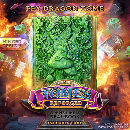 Fey Dragon Reforged Tome: TTRPG, MTG, Pokemon, D&D Gaming!