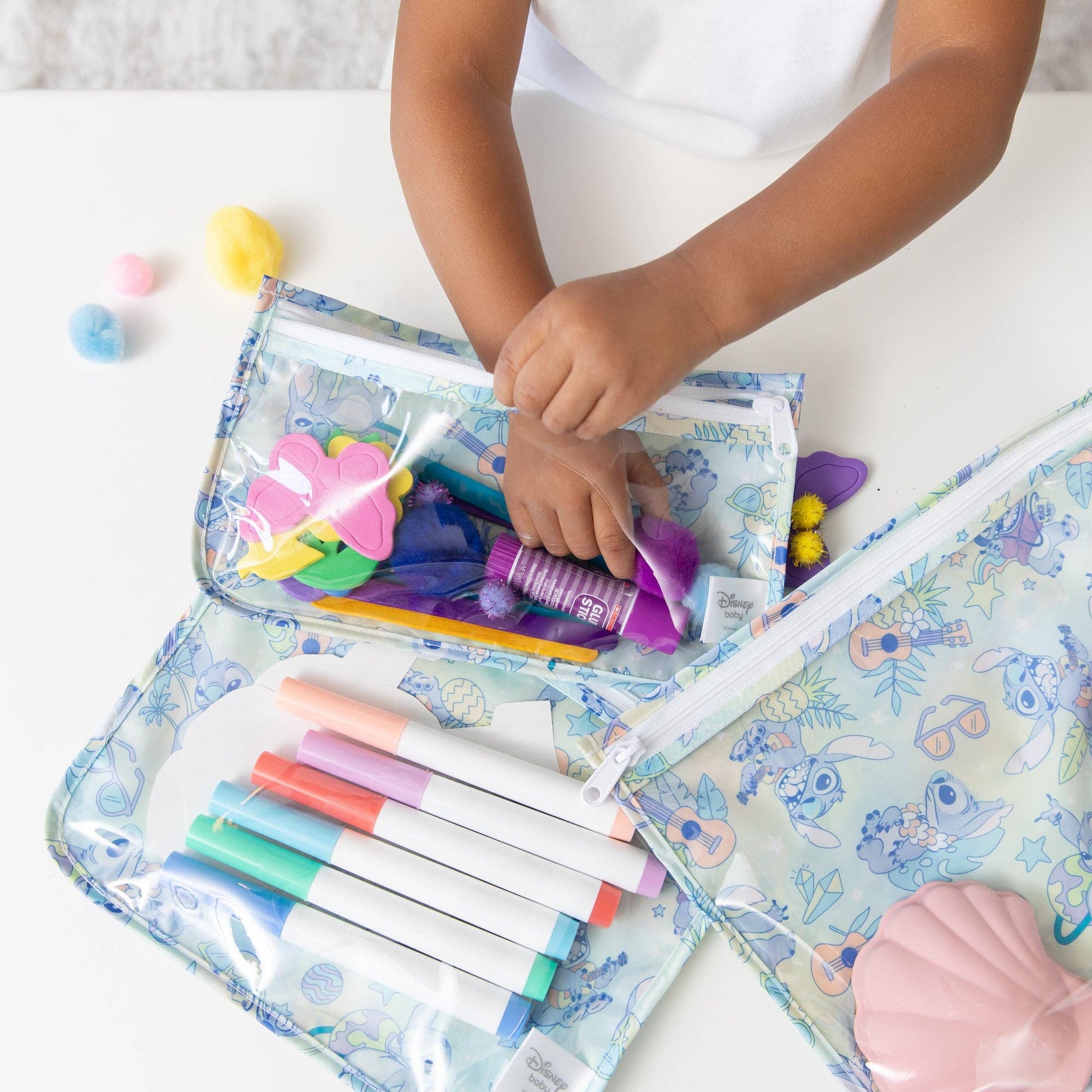 Clear Travel Bag 3 Pack: Aloha Stitch 9
