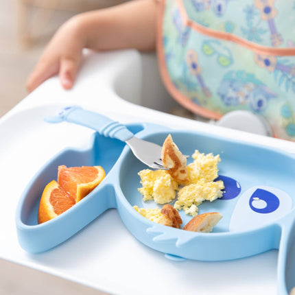 Silicone Grip Dish: Stitch