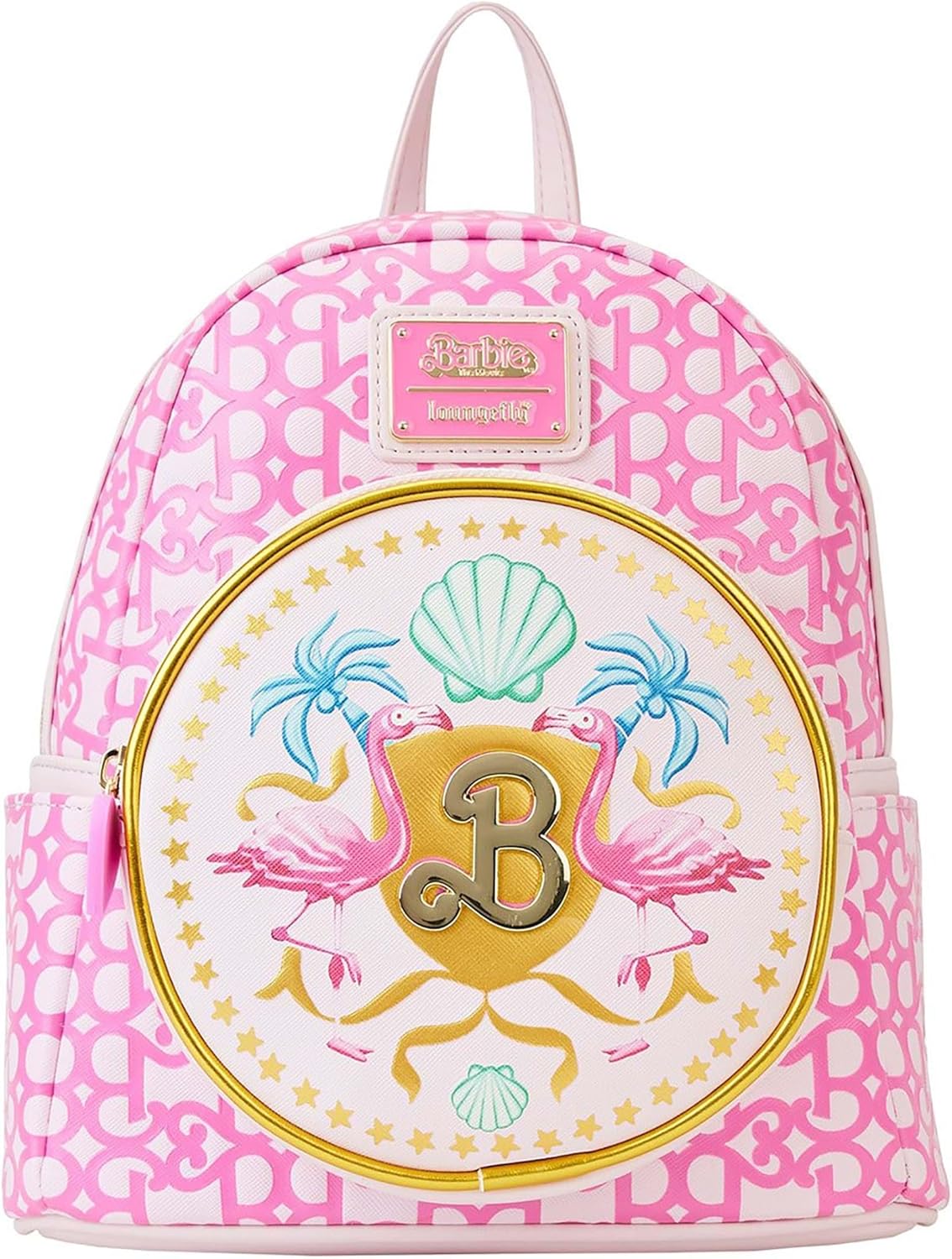 Barbie The Movie Logo Double Strap Mini Backpack