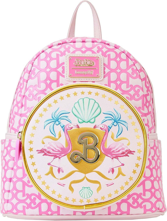 Barbie The Movie Logo Double Strap Mini Backpack