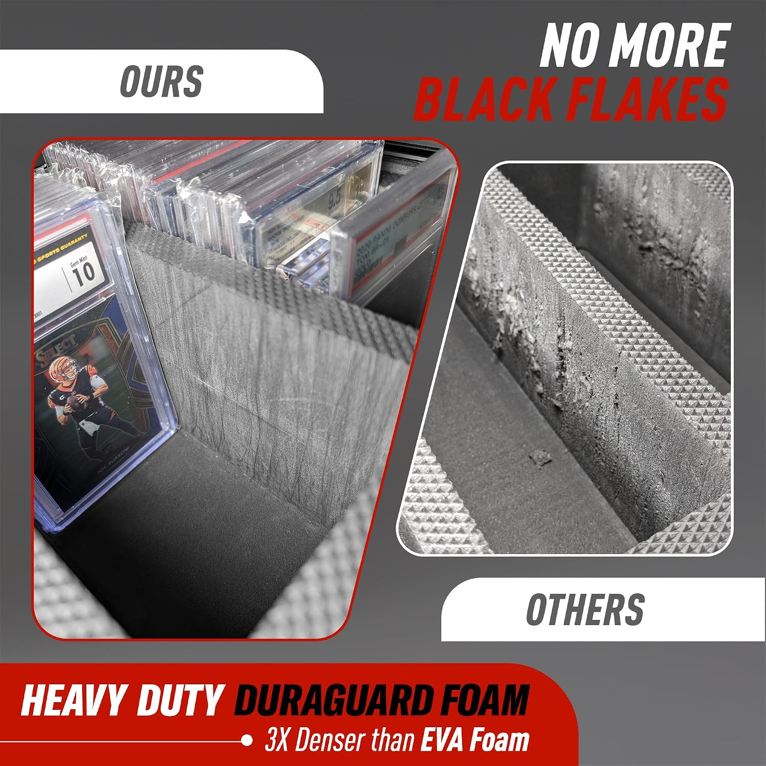Hobby Defense Graded Card Case, 3 Row Graded Card Storage Box, Trading Card Case 4