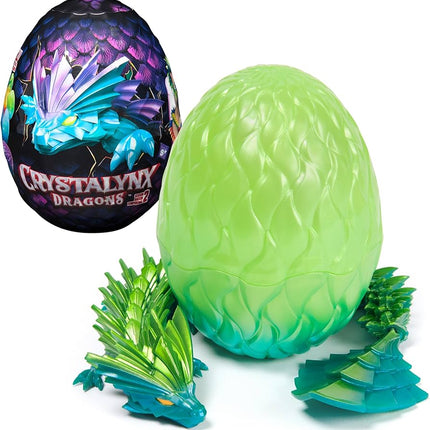 Crystalynx Dragons Series 1 12-Inch Mystery Egg Pack [1 RANDOM Articulated Figure]