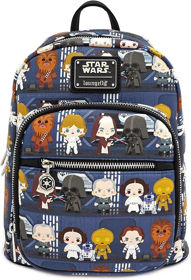 Star Wars Chibi Death Star Battle Station Lineup Mini Backpack
