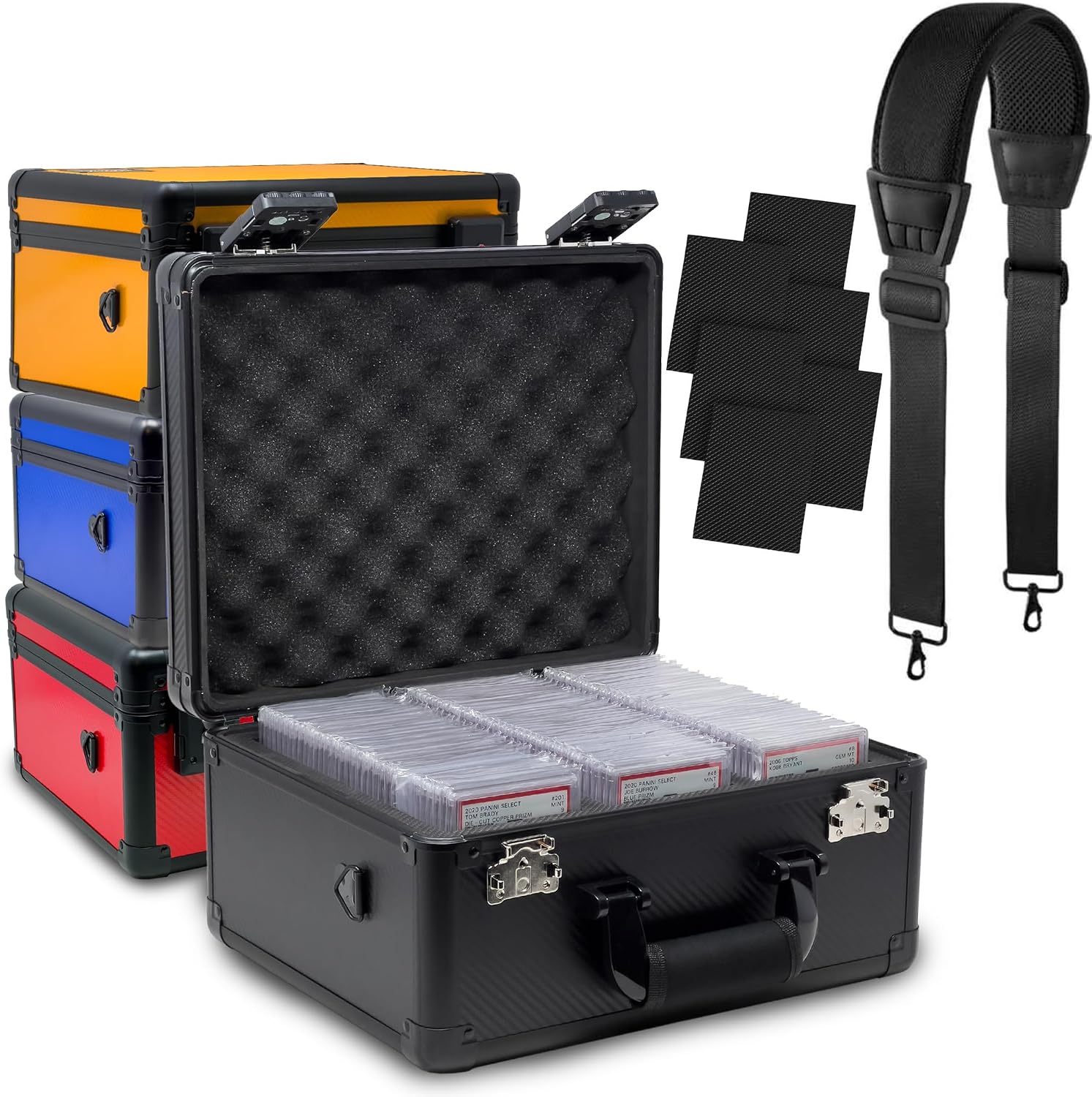 Hobby Defense Graded Card Case, 3 Row Graded Card Storage Box, Trading Card Case 1