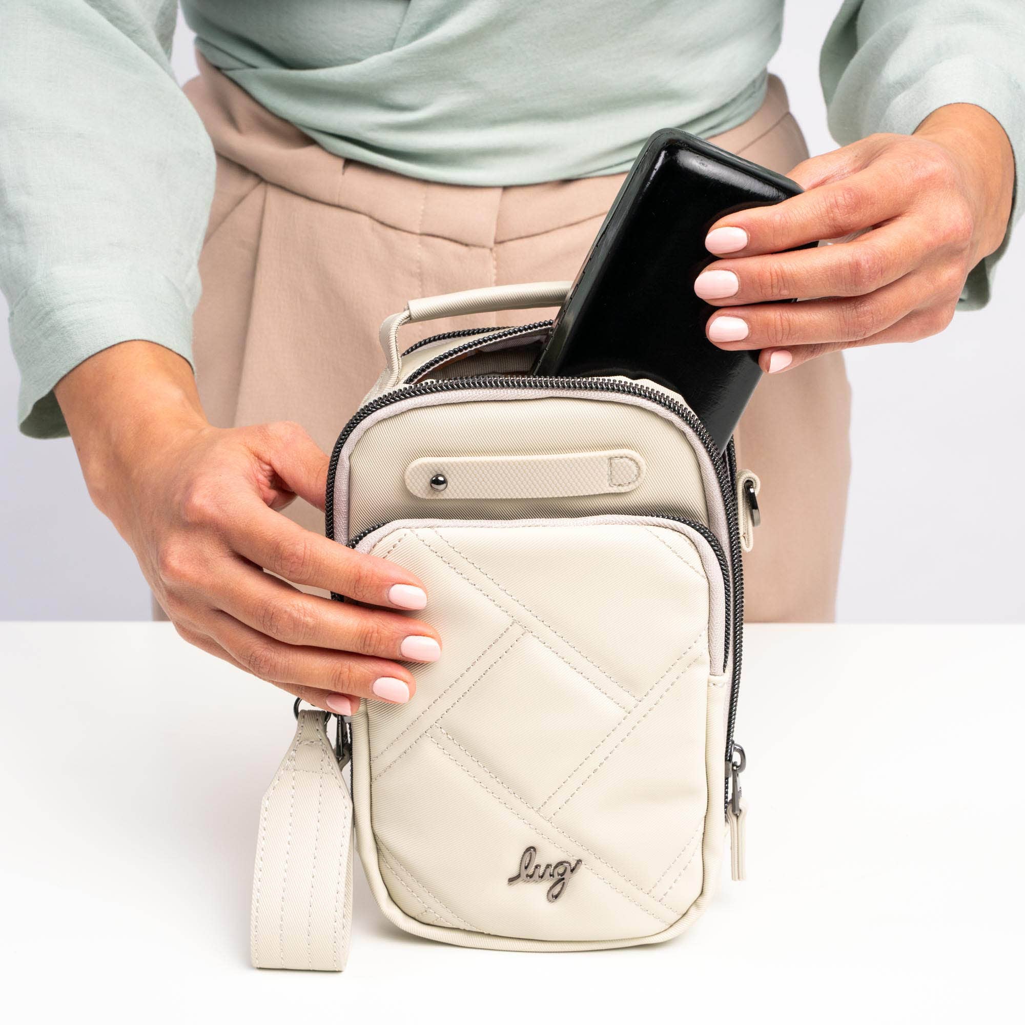 Skeeter Mini Bridge Satin Luxe VL Convertible Crossbody Bag 7