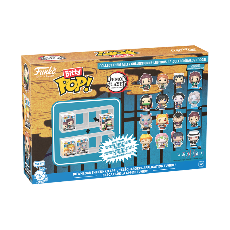 Bitty Pop! Demon Slayer 4-Pack Series 1
