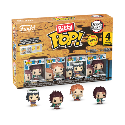 Bitty Pop! Demon Slayer 4-Pack Series 1