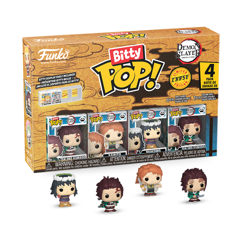 Bitty Pop! Demon Slayer 4-Pack Series 1