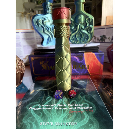 Decanter: Dragon's Blood Potion (Storage & Dice Tower)