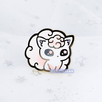 Shiny Alolan Vulpix Enamel Pin