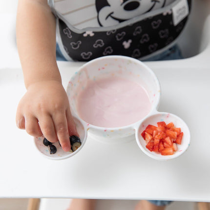 Silicone First Feeding Set: Mickey Mouse Vanilla Sprinkle