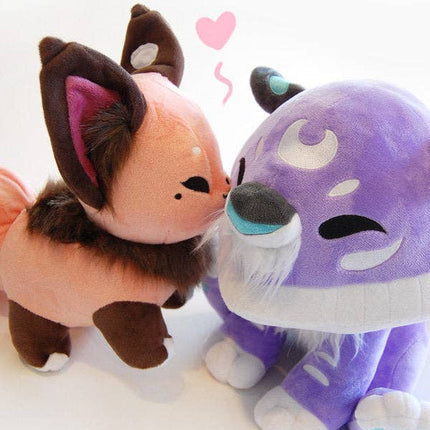 Floral Frolic Dawnsing Fox Kitsune Plush