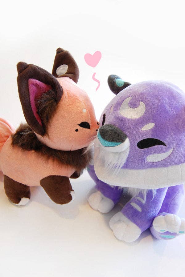 Floral Frolic Dawnsing Fox Kitsune Plush 5