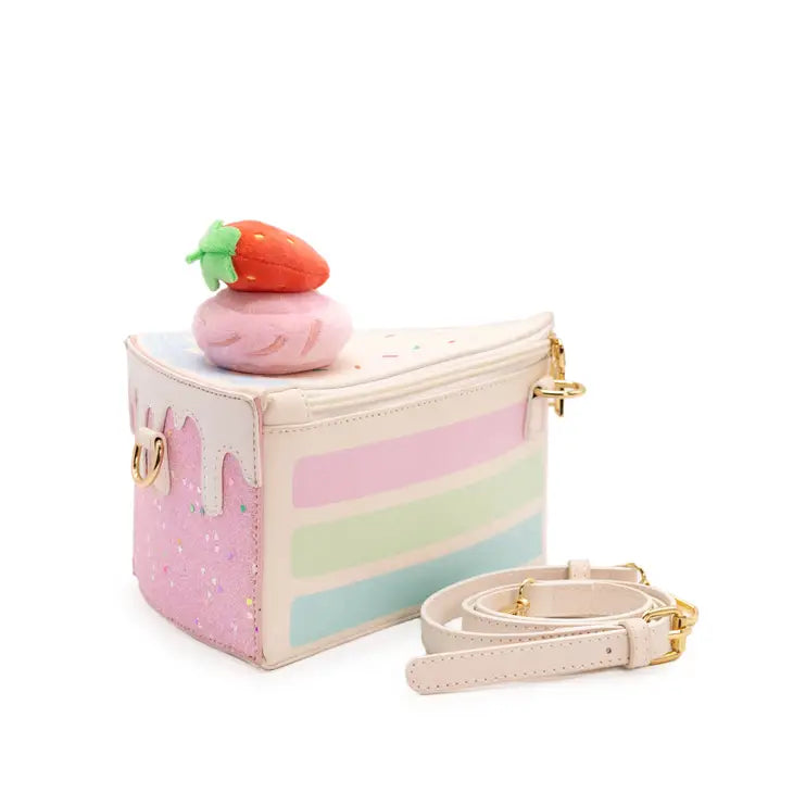 Piece of Cake Slice Crossbody - Strawberry Confetti